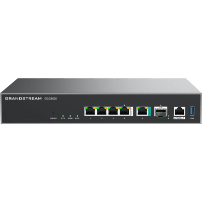 GCC6020, Dispositivo 4 en 1, Conmutador IP, Firewall, Ruteador VPN y Switch, 4xGEth, 1x2.5GEth, 5xPoE, 1xSFP+, 1 USB, 1xConsola