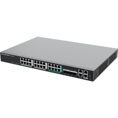 GCC6021, Dispositivo 4 en 1, Conmutador IP, Firewall, Ruteador VPN y Switch, 16xGEth, 8x2.5GEth, 8xPoE/bt, 16xPoE/at, 4xSFP+, 1 USB, 1xConsola, 2xHA, 1xMGMT