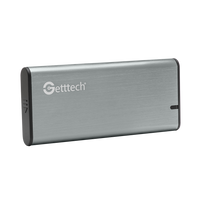 Getttech GCE-M231-01 caja para disco duro externo Caja externa para unidad de estado sólido (SSD) Al