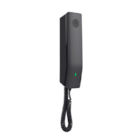 GHP611, Teléfono Hotelero IP Negro, 2 cuentas SIP 2 líneas, GDMS, soporta PoE