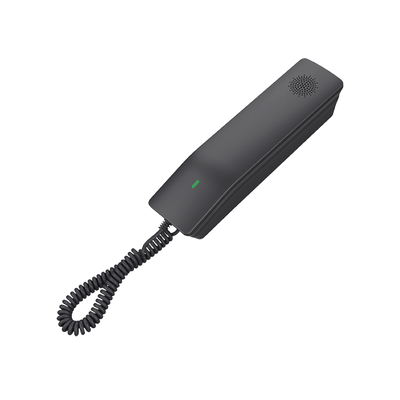 GHP611W, Teléfono Hotelero IP Negro, WiFi, 2 cuentas SIP 2 líneas, GDMS, no soporta PoE