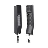 GHP611W, Teléfono Hotelero IP Negro, WiFi, 2 cuentas SIP 2 líneas, GDMS, no soporta PoE