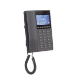 GHP631W, Teléfono Hotelero IP Negro, WiFi-6, LCD Color 3.5", 2 SIP 2 líneas, GDMS, soporta PoE