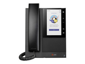 Teléfono IP Empresarial Polycom Poly CCX 505: Pantalla Táctil 5", 24 Líneas, Color Negro, VoIP