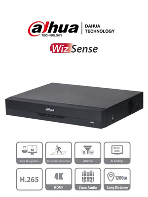 Dahua Technology DH-XVR5116H-4KL-I3 videograbadores digitales 3840 x 2160 Pixeles H.264, H.264+, H.265, H.265+ G.711 A-law, G.711 μ-law, PCM Si