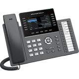 GRP2636, Teléfono IP HD Carrier-Grade, 6 cuentas SIP, 12 líneas, WiFi, Bluetooth, 24 teclas