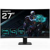 GS27F US - GIGABYTE GS27F 27" Monitor de Juego FHD - 1920 x 1080, 165Hz, 1ms, 300 cd/m², FreeSync Premium, HDR Ready, HDMI 2.0, Displayport 1.4 Monitor 68,6 cm (27") 1920 x 1080 Pixeles Full HD Edge LED Negro