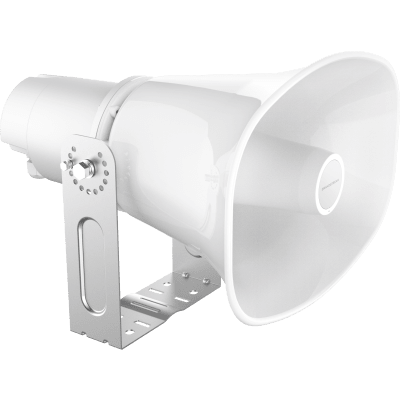 GSC3518HS,  Bocina IP/SIP/Onvif para voceo, audio HD, 50W, 26 dBA, PoE in/out, 3 micrófonos, Exteriores IP66