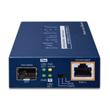 GUP-805A-60W - Planet Convertidor de Medios PoE++ / 1x RJ45 Gigabit / 1x SFP 100/1000BASE-X GUP-805A-60W