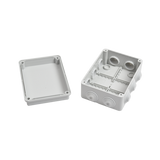 Caja de Derivacion de Pvc Auto-extinguible con 10 Entradas, Tapa Atornillada, 150X110X70 Mm, para Exterior (IP55)