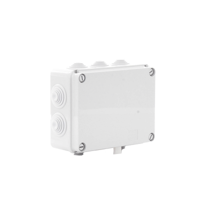 Gewiss Caja Estanca Derivación PVC GW-44-007, 10 Entradas, IP55, 190x140x70 mm