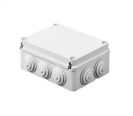 Gewiss Caja Estanca Derivación PVC GW-44-007, 10 Entradas, IP55, 190x140x70 mm