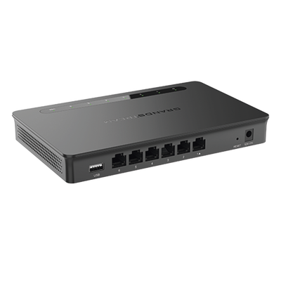 GWN7001 - Grandstream Networks GWN7001 enrutador Gigabit Ethernet Negro, Ethernet WAN