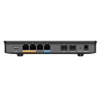 GWN7002, Ruteador Multi-WAN, PoE, Firewall y VPNs, 2xGigaSFP y 4xGigaEth configurables LAN/WAN