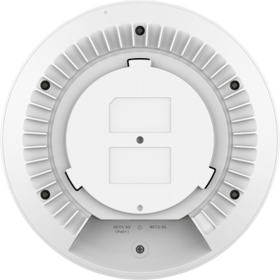 GWN7672, AP WiFi-7, Triple Band, 802.11be, 11Gbps, 2x2x2:2 MIMO con MLO, 175mts, 384 usuarios, 2x 5Geth WAN/LAN.
