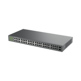GWN7706, Switch No Administrable, 48 puertos Giga Ethernet, Gabinete metálico escritorio o rack