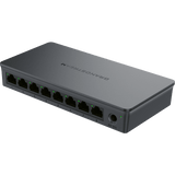 GWN7711, Switch Administrable capa 2-lite, 8 x GigaEth, gabinete plástico
