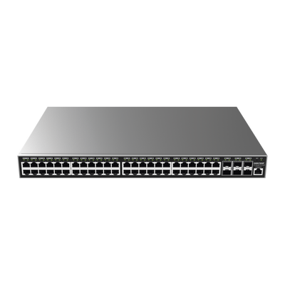 GWN7806P - Grandstream Networks GWN7806P dispositivo de redes Gestionado L2+ Gigabit Ethernet (10/100/1000) Energía sobre Ethernet (PoE) Gris