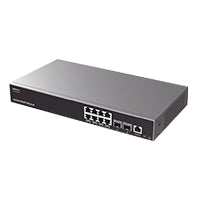 GWN7811, Switch Administrable capa 3, 8 x GigaEth y 2 x 10 Giga SFP+