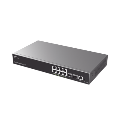 Grandstream Networks GWN7811P dispositivo de redes Gestionado L3 Gigabit Ethernet (10/100/1000) Energía sobre Ethernet (PoE) Gris