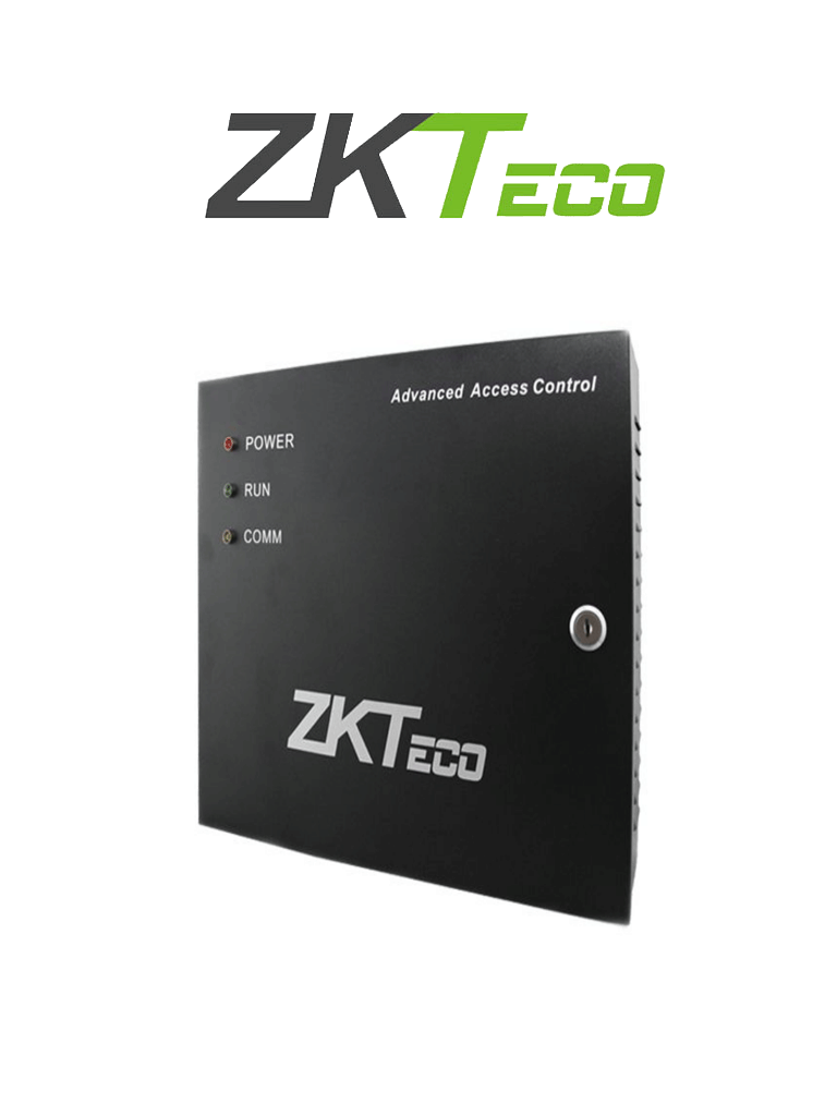 Gabinete Metálico ZKTECO para Paneles de Control de Acceso / Compatible con Batería de Respaldo / Sin Fuente de Poder