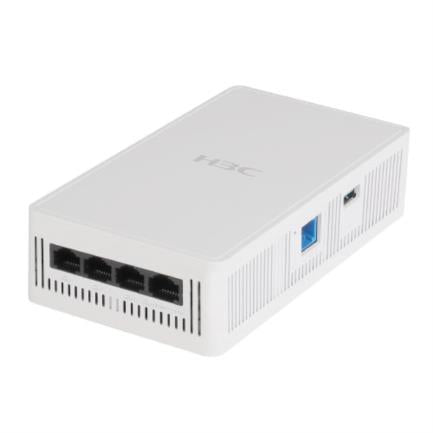 Punto de Acceso H3C WA6320H HI 4 Antenas 802.11ax/ac/n Radio Dual 4 Transmisiones Walljack FIT