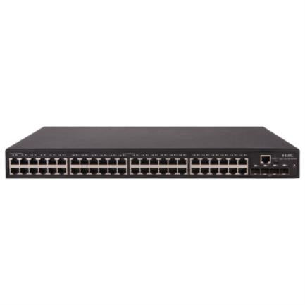 Switch H3C S5130S 52S EI con 48 Puertos BASE-T, 4 Puertos BASE X SFP Plus y Fuente de Alimentación AC