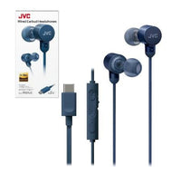 HAFR29UCA - JVC HAFR29UCA auricular y casco Auriculares Alámbrico Dentro de oído Llamadas/Música USB Tipo C Azul