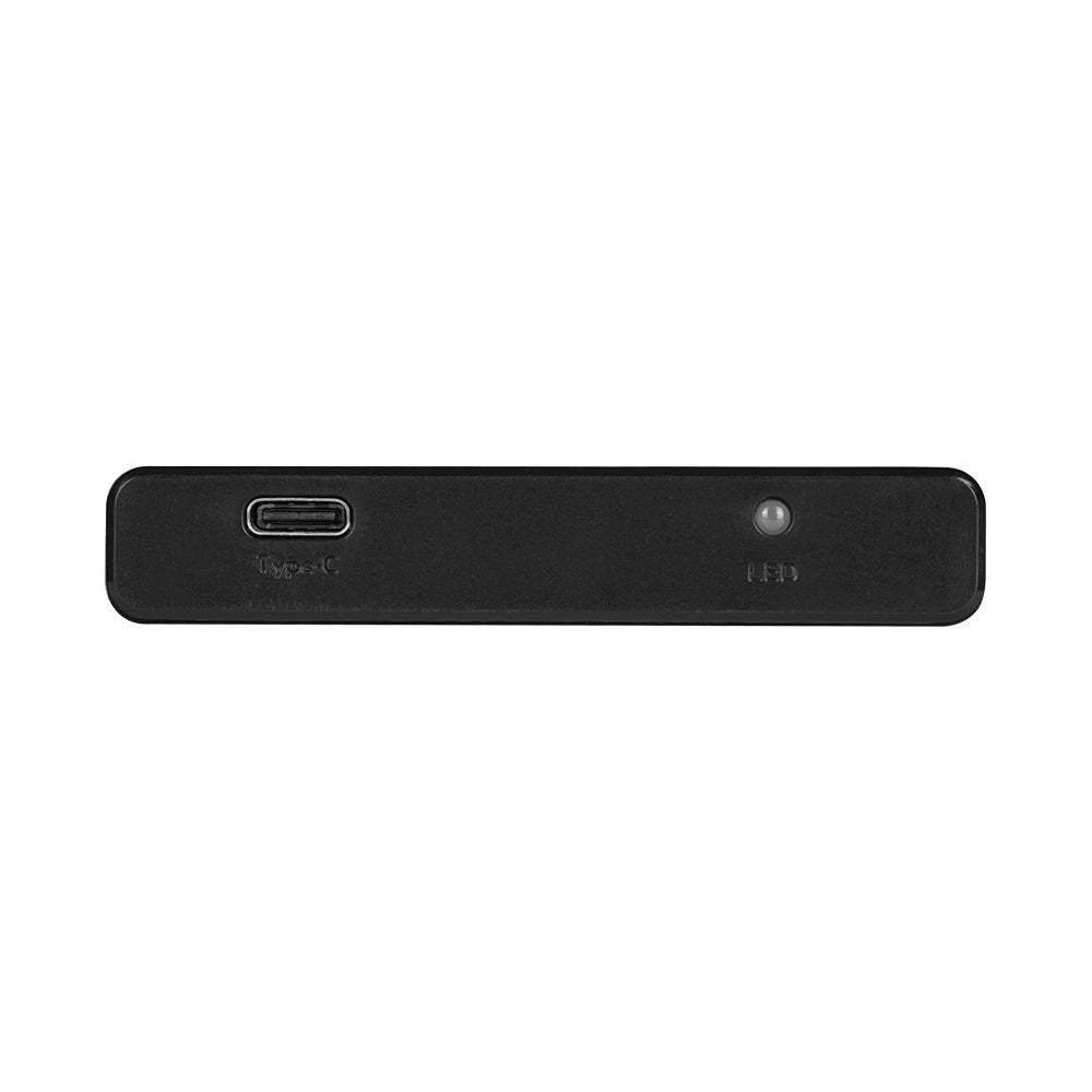 Carcasa Vorago DD 2.5" SATA USB Tipo C 3.1 Negro HDD 202, 5Gbps, 2TB, 10cm