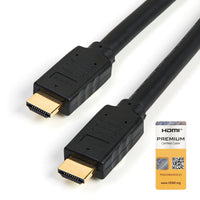 HDMM5MP - StarTech.com Cable de 5m HDMI 2.0 Certificado Premium con Ethernet - HDMI de Alta Velocidad Ultra HD de 4K a 60Hz HDR10 - para Monitores o TV UHD Cable 5 m HDMI tipo A (Estándar) HDMI tipo A (Estándar) Macho