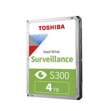 DISCO DURO INTERNO TOSHIBA S300 4TB 3.5" SATA 5400RPM CCTV 64CAM BULK 64MB CACHE 6GB/S
