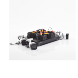 KIT HIKVISION TURBOHD (MICROFONO INTEGRADO)  5 MEGAPIXEL / DVR 4 CANALES / 4 CAMARAS BALA CON MICROFONO INTEGRADO (EXTERIOR 2.8 MM) / FUENTE DE PODER / ACCESORIOS DE INSTALACION