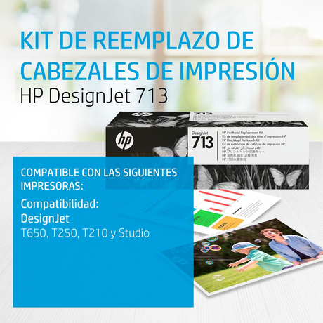 Kit De Repuesto De Cabezal De Impresión Hp Designjet 713