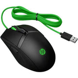 Mouse HP 300 Pavilion Gaming 5000 dpi Color Negro-Verde