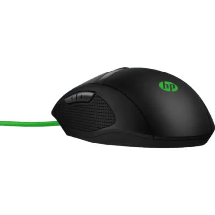 Mouse HP 300 Pavilion Gaming 5000 dpi Color Negro-Verde