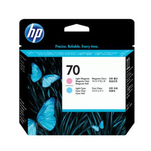 HP Cabezal de impresión DesignJet HP 70 magenta claro/cian claro Impresora Inyección de tinta térmica