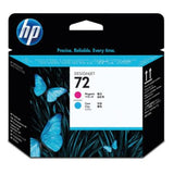 HP Cabezal de impresión HP 72 magenta y cian Impresora Inyección de tinta térmica