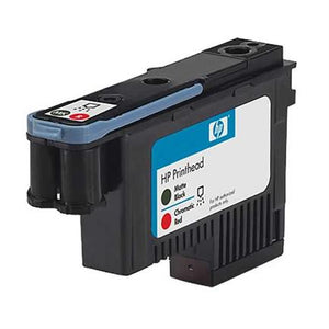 HP Tinta Cabezal de impresión DesignJet 73 negro mate/rojo cromático
