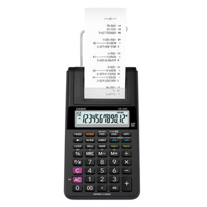 Casio HR-10RC calculadora Escritorio Calculadora de impresión Negro