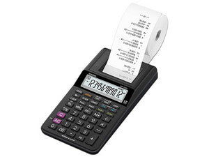 Casio HR-10RC calculadora Escritorio Calculadora de impresión Negro, 12 dígitos, AC/batería