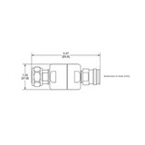 HR-26E - Microlab Bloqueador de DC / 250-6000 MHz / 500W Promedio HR-26E