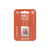Memoria Microsd Hiksemi, 32GB, Clase 10, Especializada para Videovigilancia (Uso 24/7), Lectura 95MBS, Escritura 25MBS