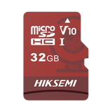 Memoria Microsd Hiksemi, 32GB, Clase 10, Especializada para Videovigilancia (Uso 24/7), Lectura 95MBS, Escritura 25MBS
