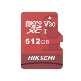 Memoria Microsd Hiksemi, 512GB, Clase 10, Especializada para Videovigilancia (Uso 24/7), Lectura 95MBS, Escritura 25MBS