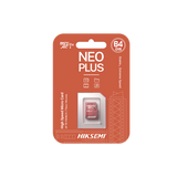 Memoria Microsd Hiksemi, 64GB, Clase 10, Especializada para Videovigilancia (Uso 24/7), Lectura 95MBS, Escritura 25MBS