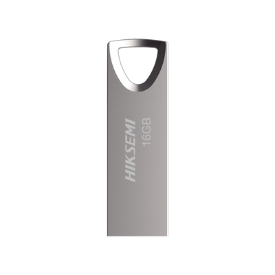 Memoria USB 2.0 Hiksemi, 16GB, Metalica, Compatible con Windows, Mac y Linux