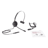 HT201 - Diadema monoaural con tecnología antishock para teléfonos IP FANVIL y Polycom con micrófono