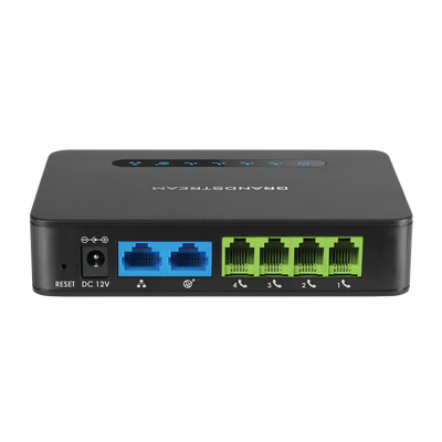 HT-814 - Grandstream ATA de 4 puertos FXS con 2 puertos de red gigabit HT-814