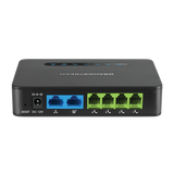 HT-814 - Grandstream ATA de 4 puertos FXS con 2 puertos de red gigabit HT-814