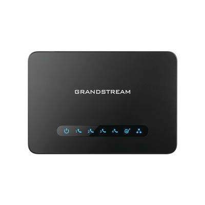 HT-814 - Grandstream ATA de 4 puertos FXS con 2 puertos de red gigabit HT-814